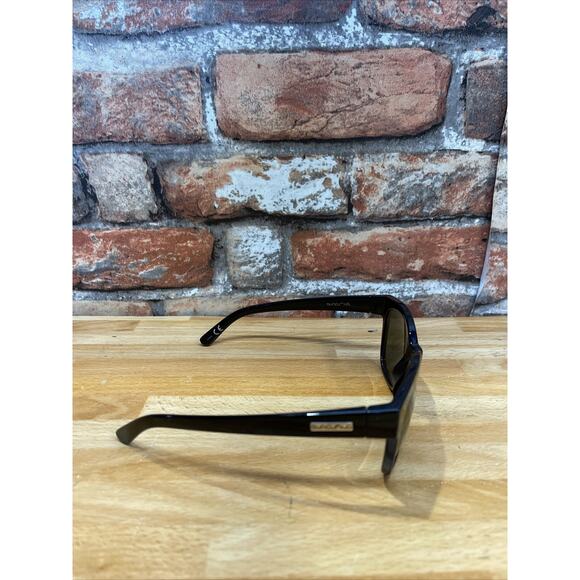 Suncloud Rambler Polarized Sunglasses - Shiny Black Frame Red Mirror Lens - Picture 4 of 5